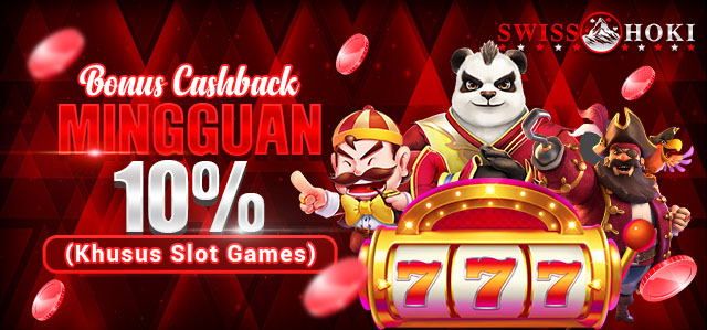 BONUS CASHBACK MINGGUAN 10%